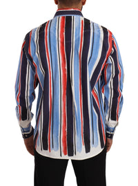 Dolce & Gabbana Mens Striped Cotton Shirt