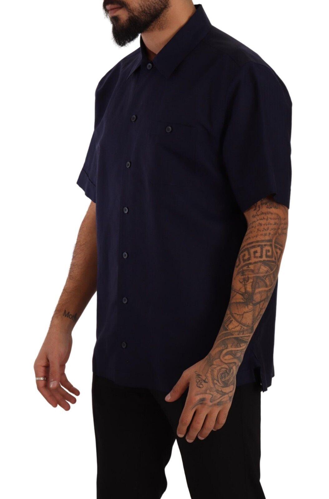 Dolce & Gabbana Stylish  Button Down Short Sleeves Shirt