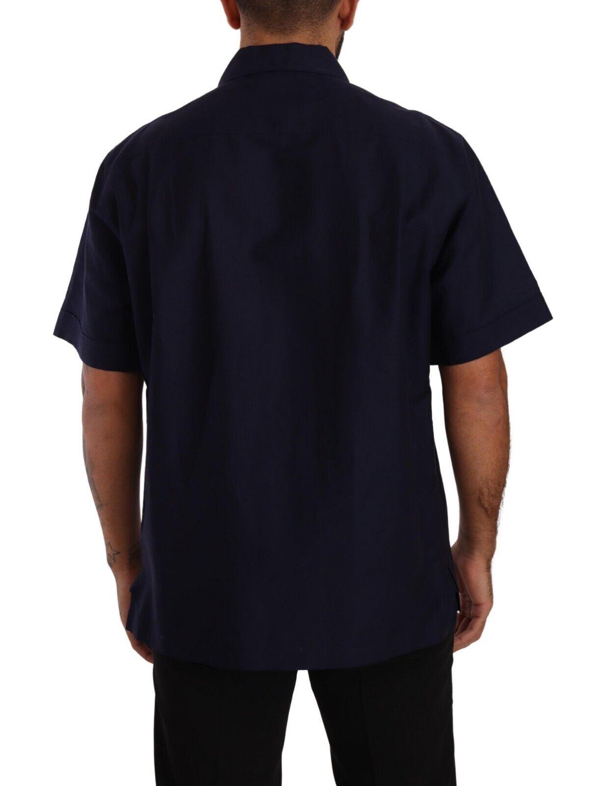 Dolce & Gabbana Stylish  Button Down Short Sleeves Shirt