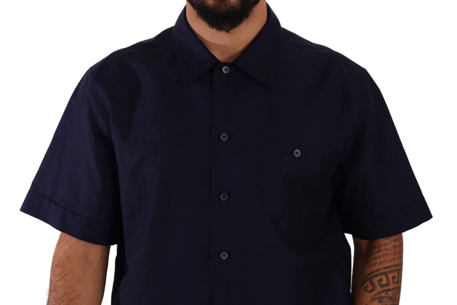 Dolce & Gabbana Stylish  Button Down Short Sleeves Shirt