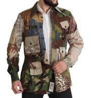Dolce & Gabbana Patchwork Button Down Shirt