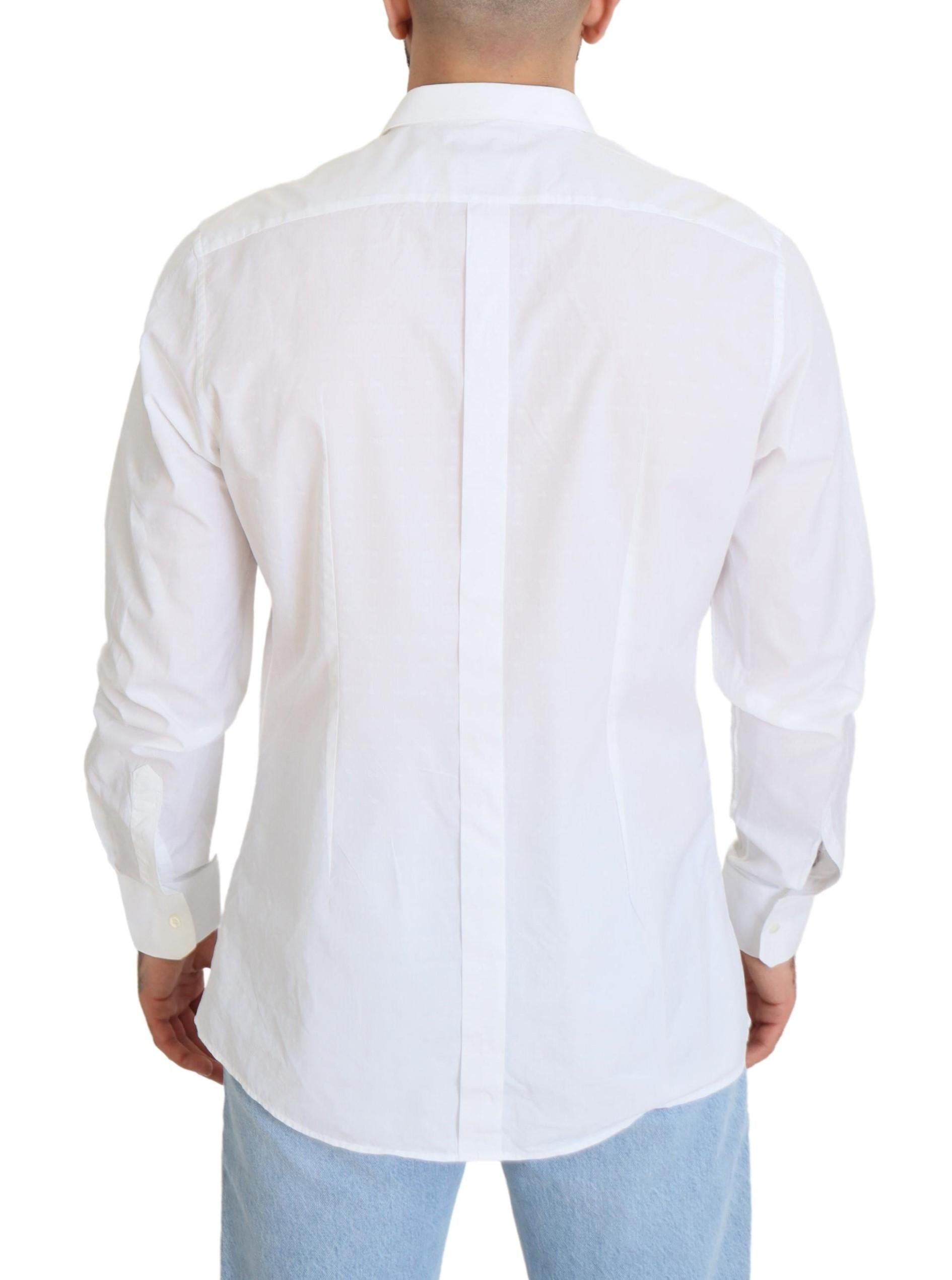 Dolce & Gabbana  Classic Fit Cotton Shirt - White
