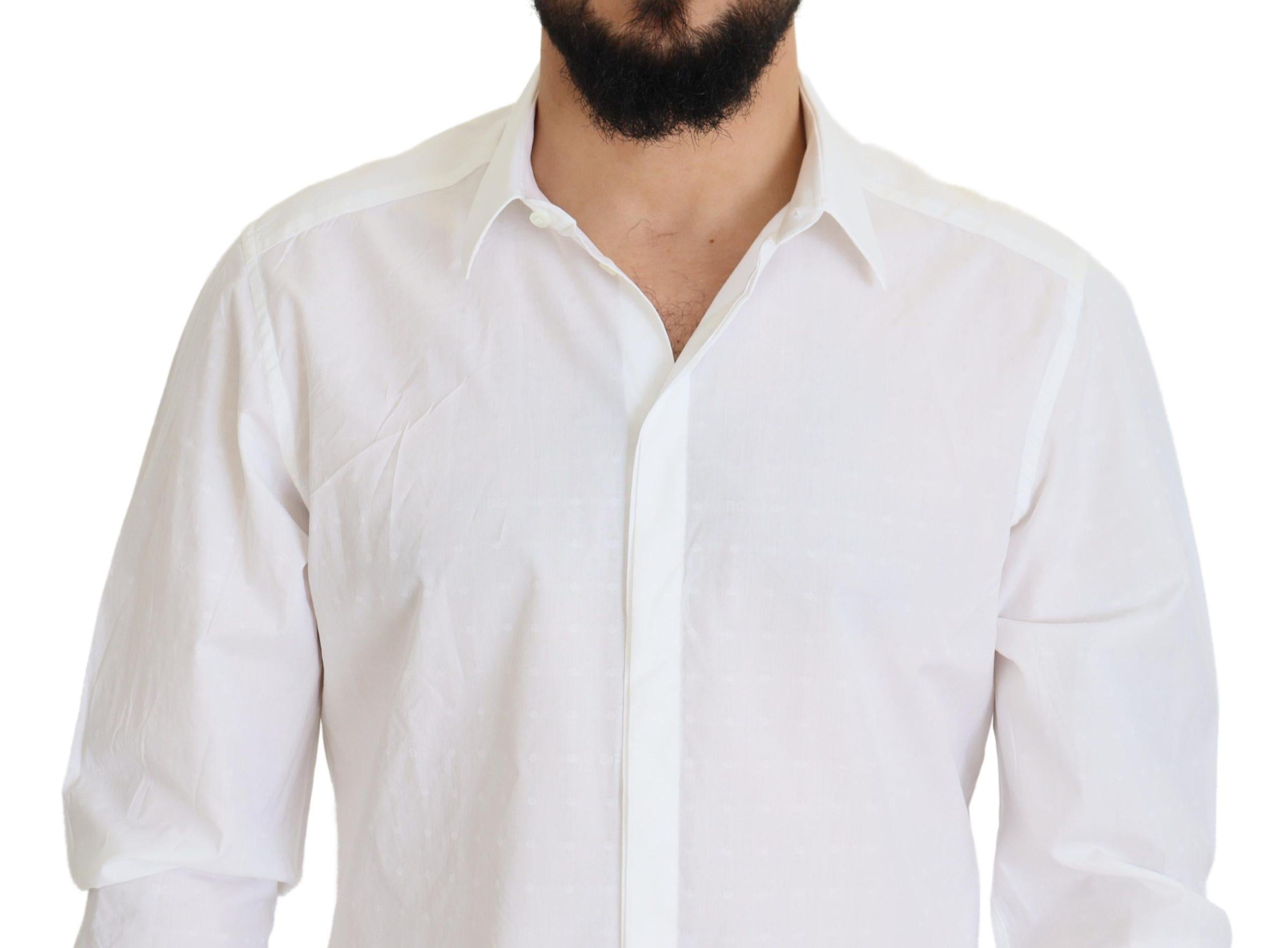 Dolce & Gabbana  Classic Fit Cotton Shirt - White