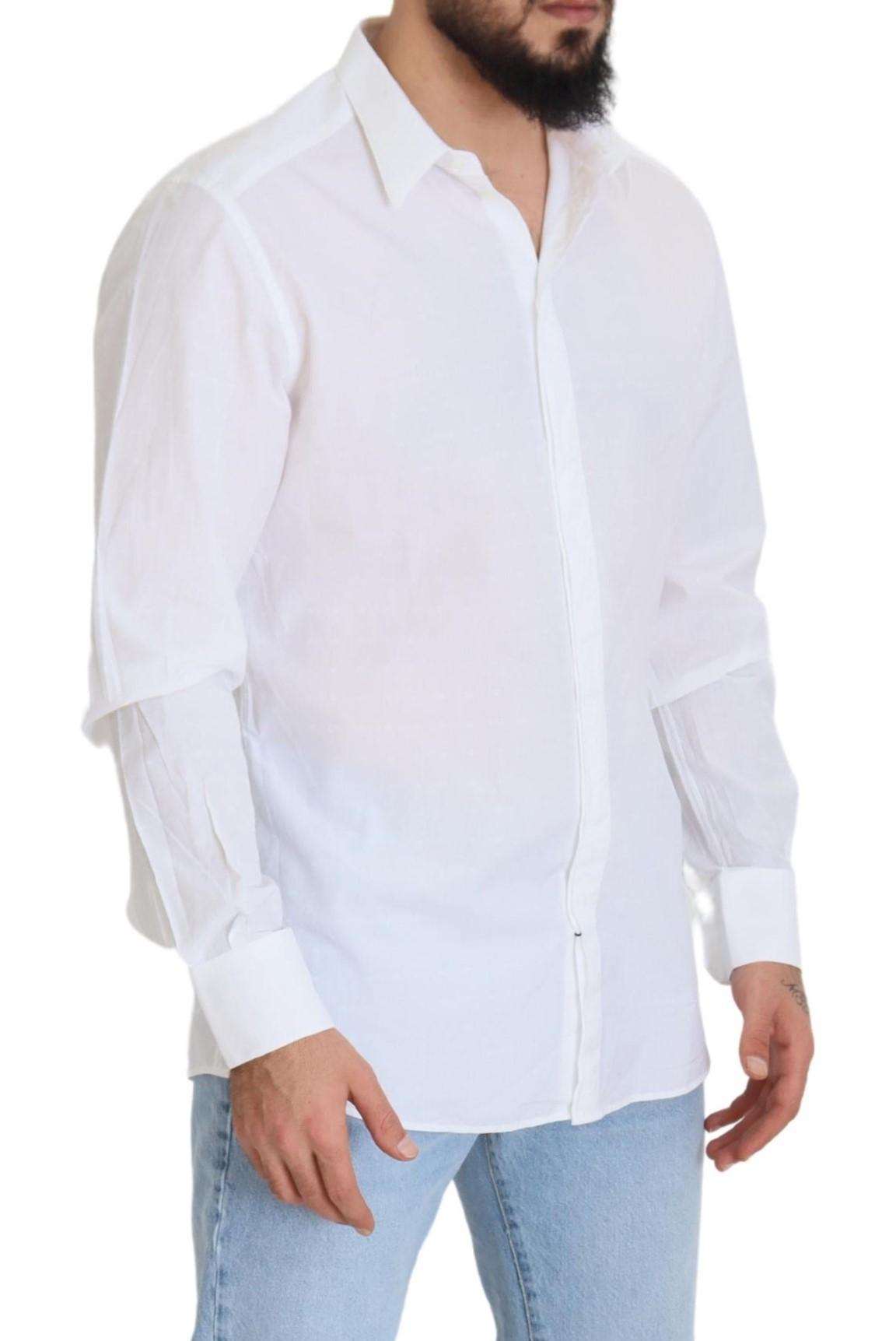Dolce & Gabbana  Classic Fit Cotton Shirt - White