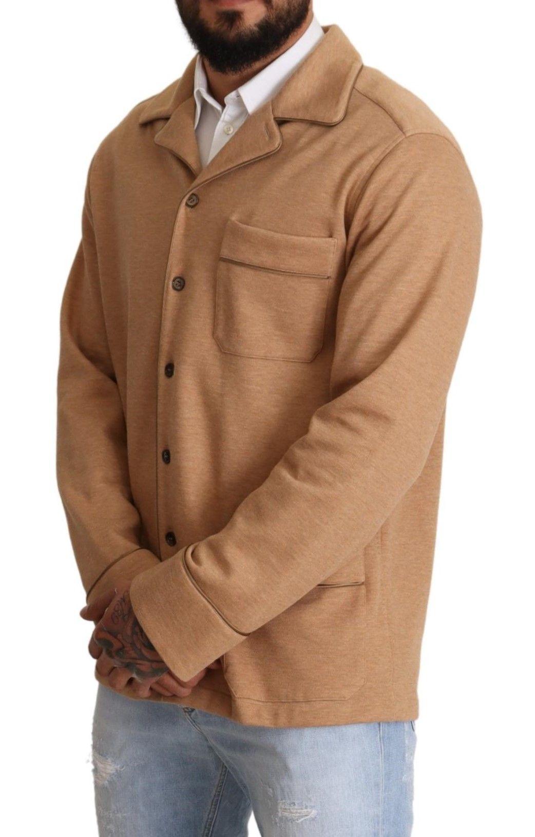 Dolce & Gabbana  Men's Classic Shirt Jacket in Beige