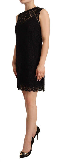 Dolce & Gabbana Black Lace Mini Dress