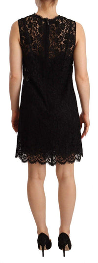 Dolce & Gabbana Black Lace Mini Dress