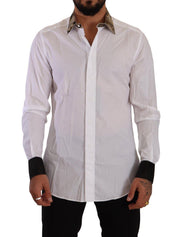 Dolce & Gabbana Classic  Long Sleeves Jacquard Shirt