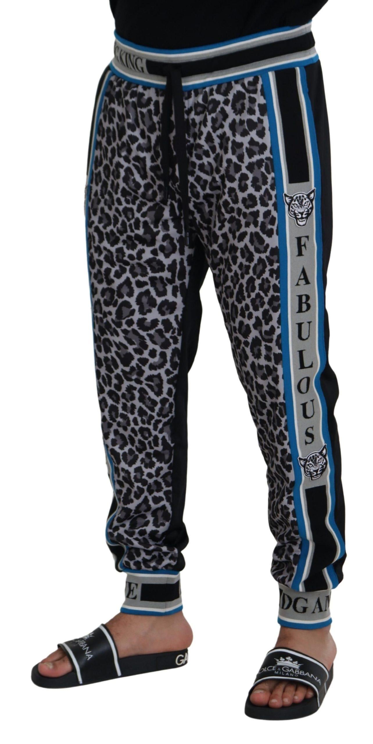 Dolce & Gabbana Mens Leopard Print Jogger Pants – Bluefly