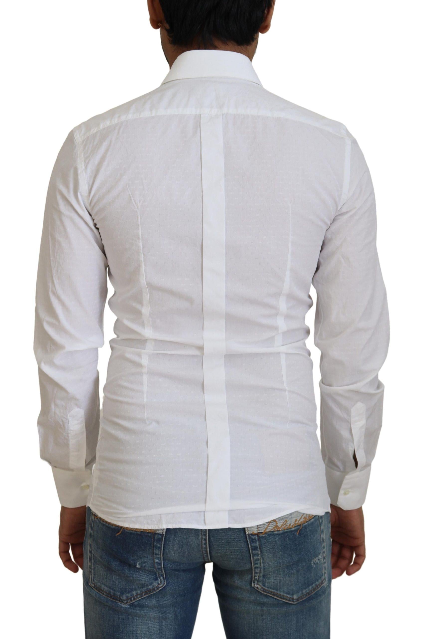 Dolce & Gabbana  Classic Fit Long Sleeve Dress Shirt White