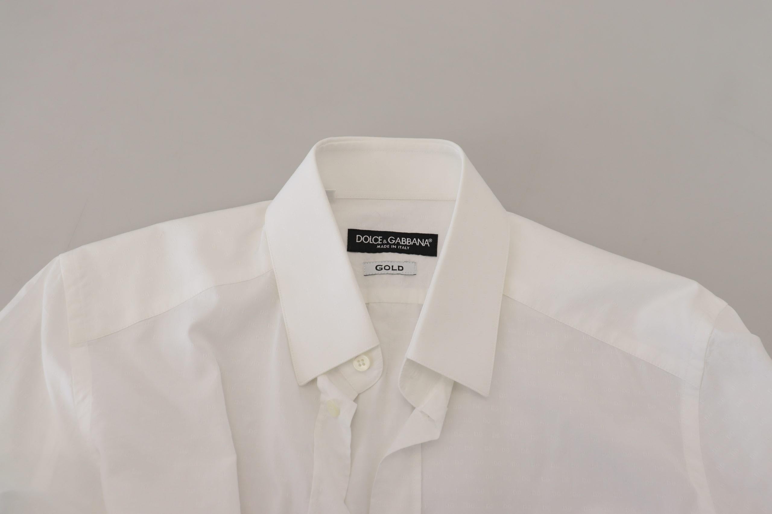 Dolce & Gabbana  Classic Fit Long Sleeve Dress Shirt White