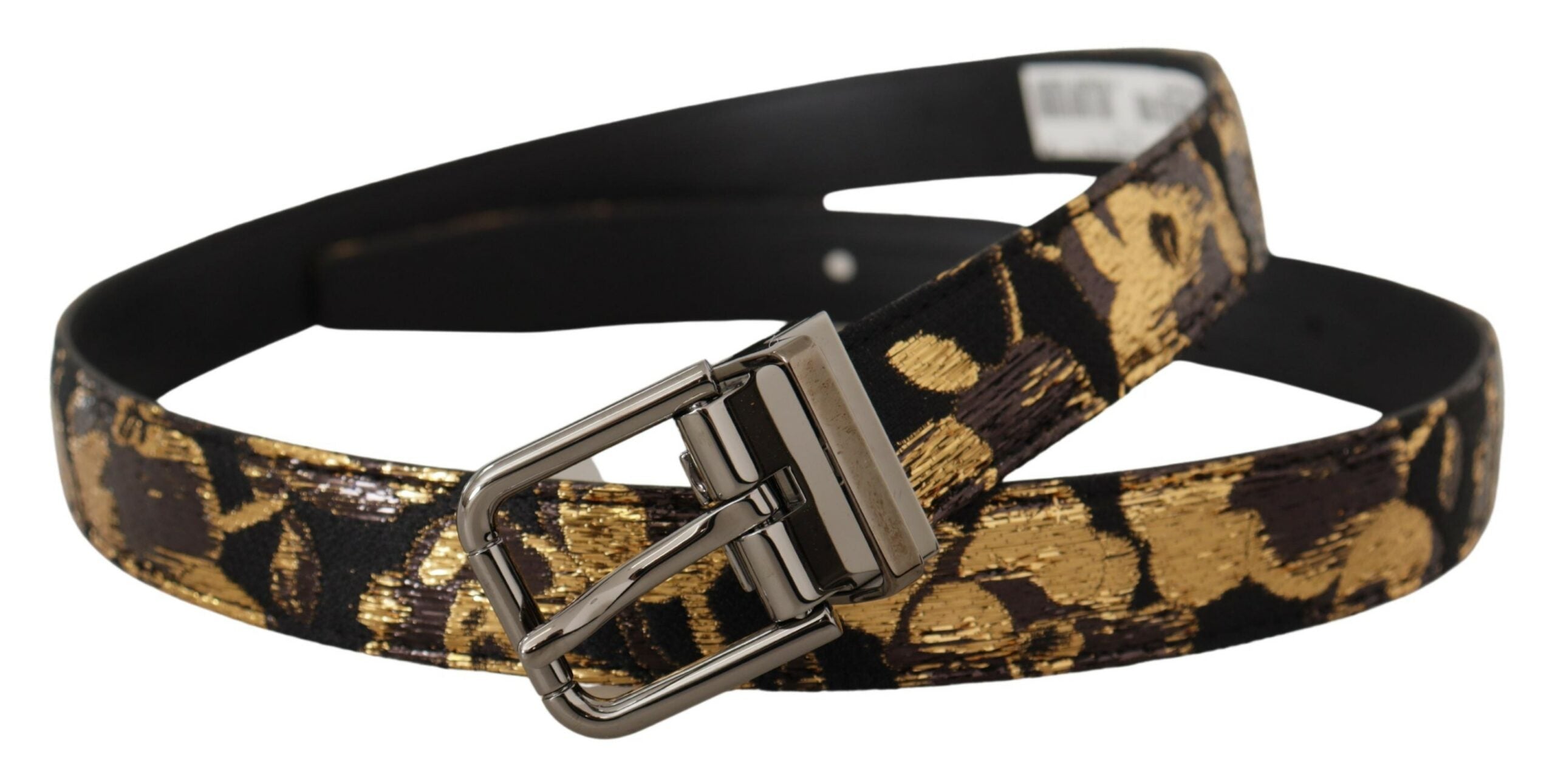 Dolce & Gabbana Leopard Print Leather Belt - Gold – Bluefly
