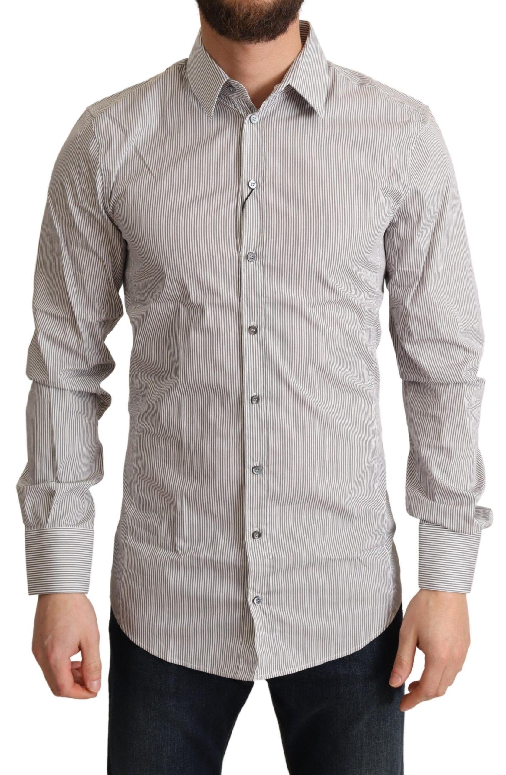 Dolce & Gabbana  Men's Striped Cotton Shirt