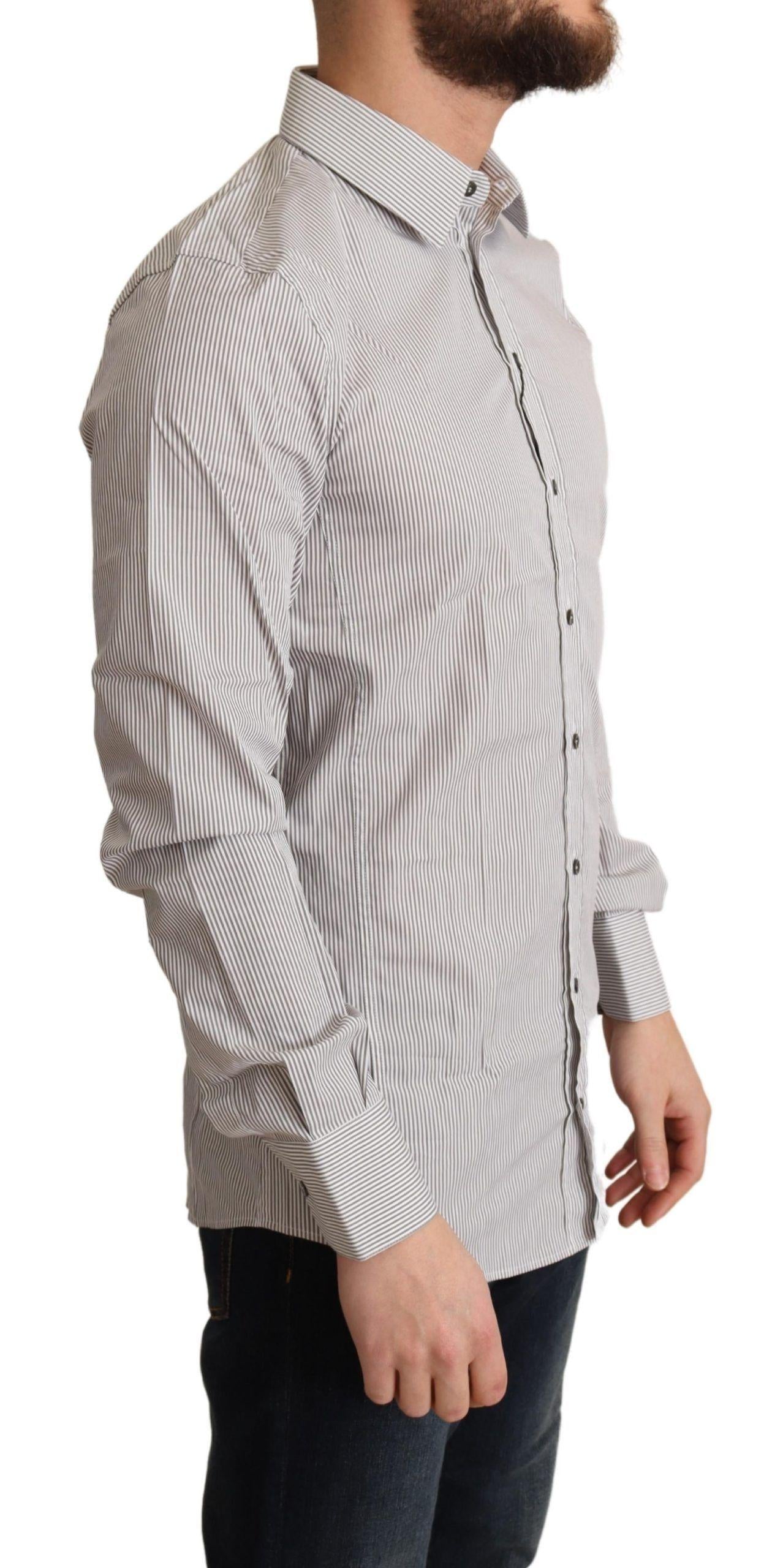 Dolce & Gabbana  Men's Striped Cotton Shirt