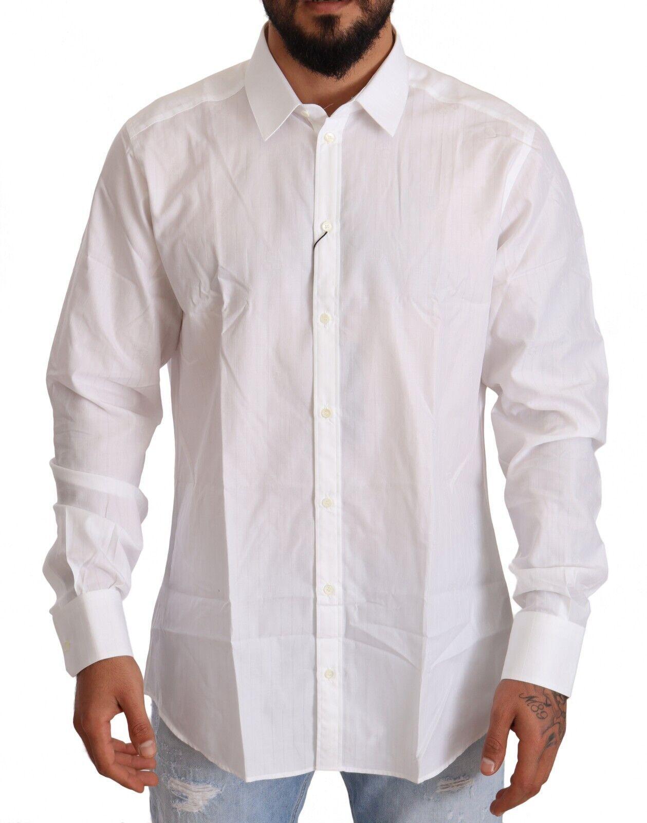Dolce & Gabbana  Classic Fit Cotton Shirt - White