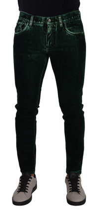 Gorgeous Authentic Dolce Gabbana Skinny Denim Jeans 48 Black