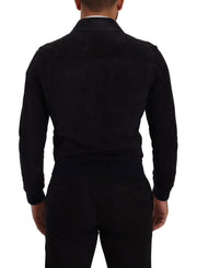 Dolce & Gabbana Stunning  Lambskin Leather Coat Jacket