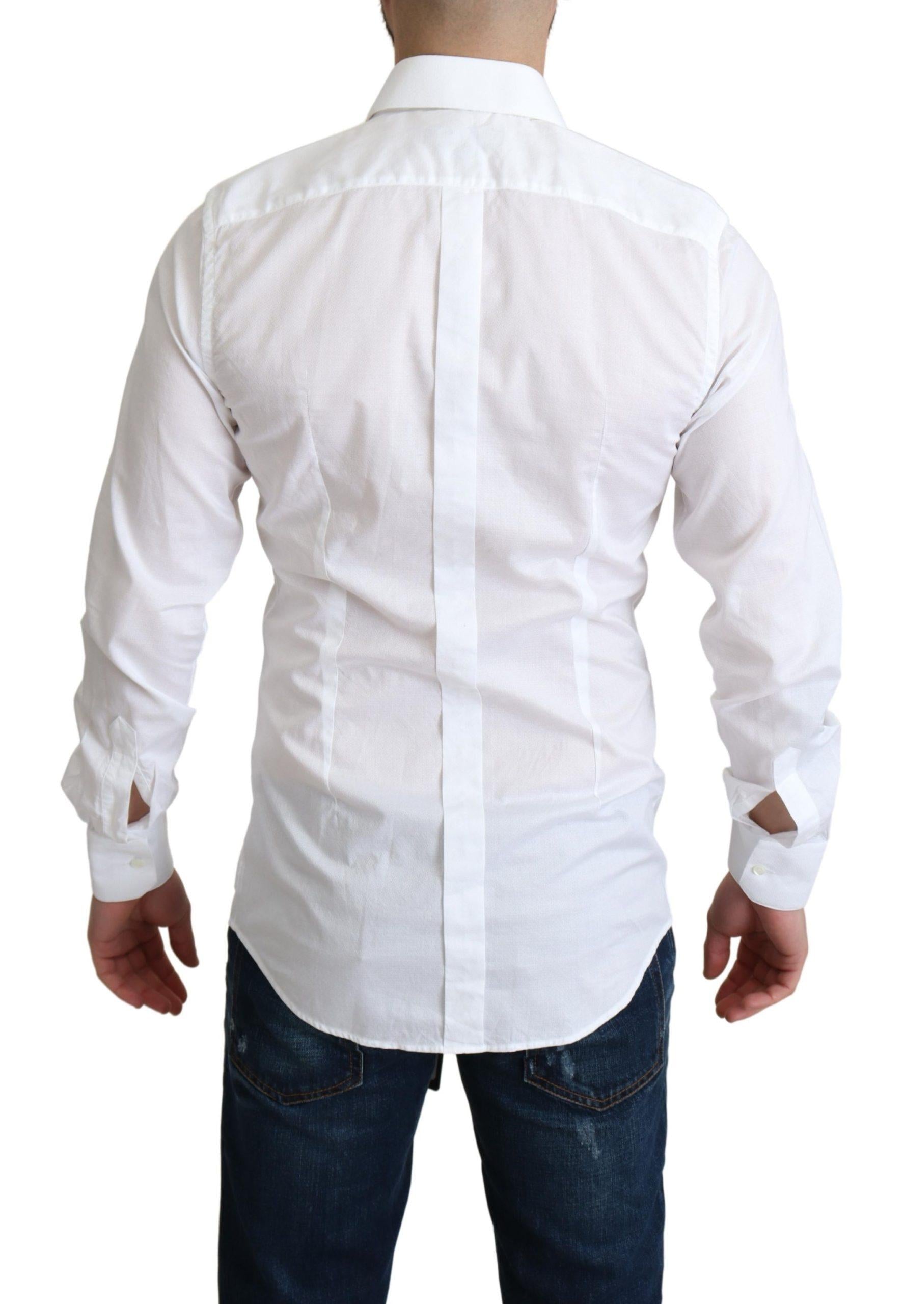 Dolce & Gabbana  Classic Fit Long Sleeve Dress Shirt White