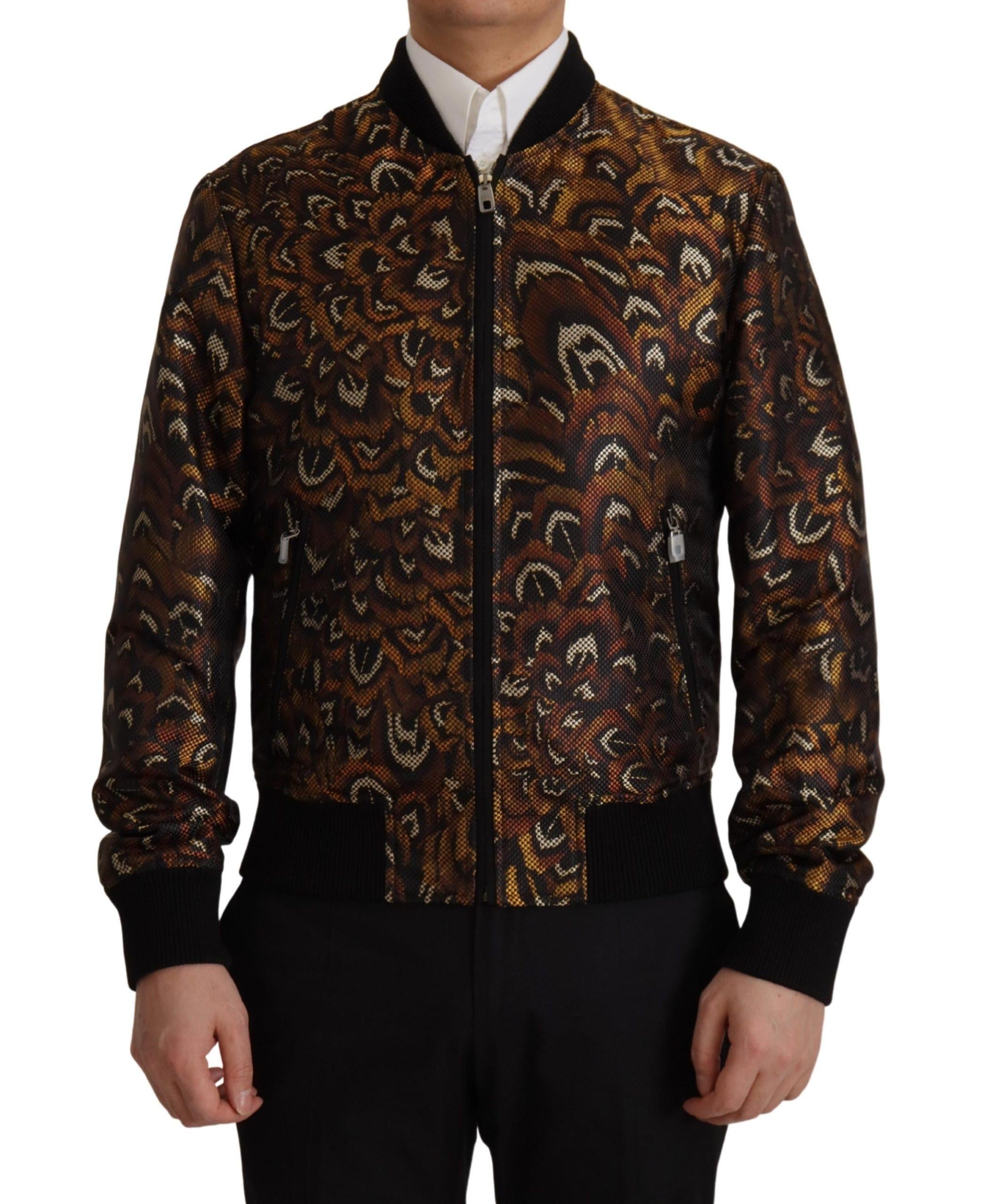 Dolce & Gabbana Stylish  Full Zip Blouson Jacket