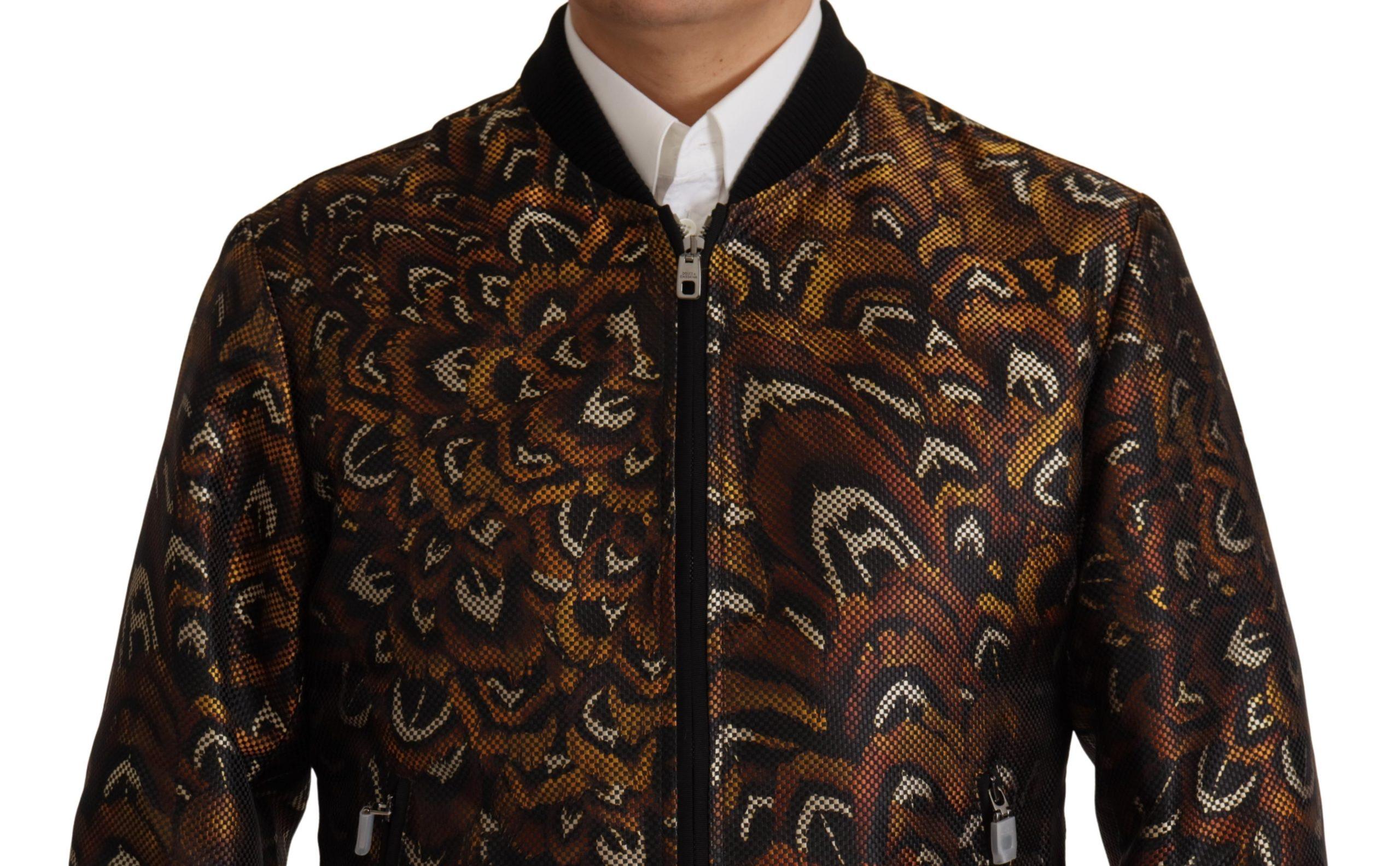 Dolce & Gabbana Stylish  Full Zip Blouson Jacket