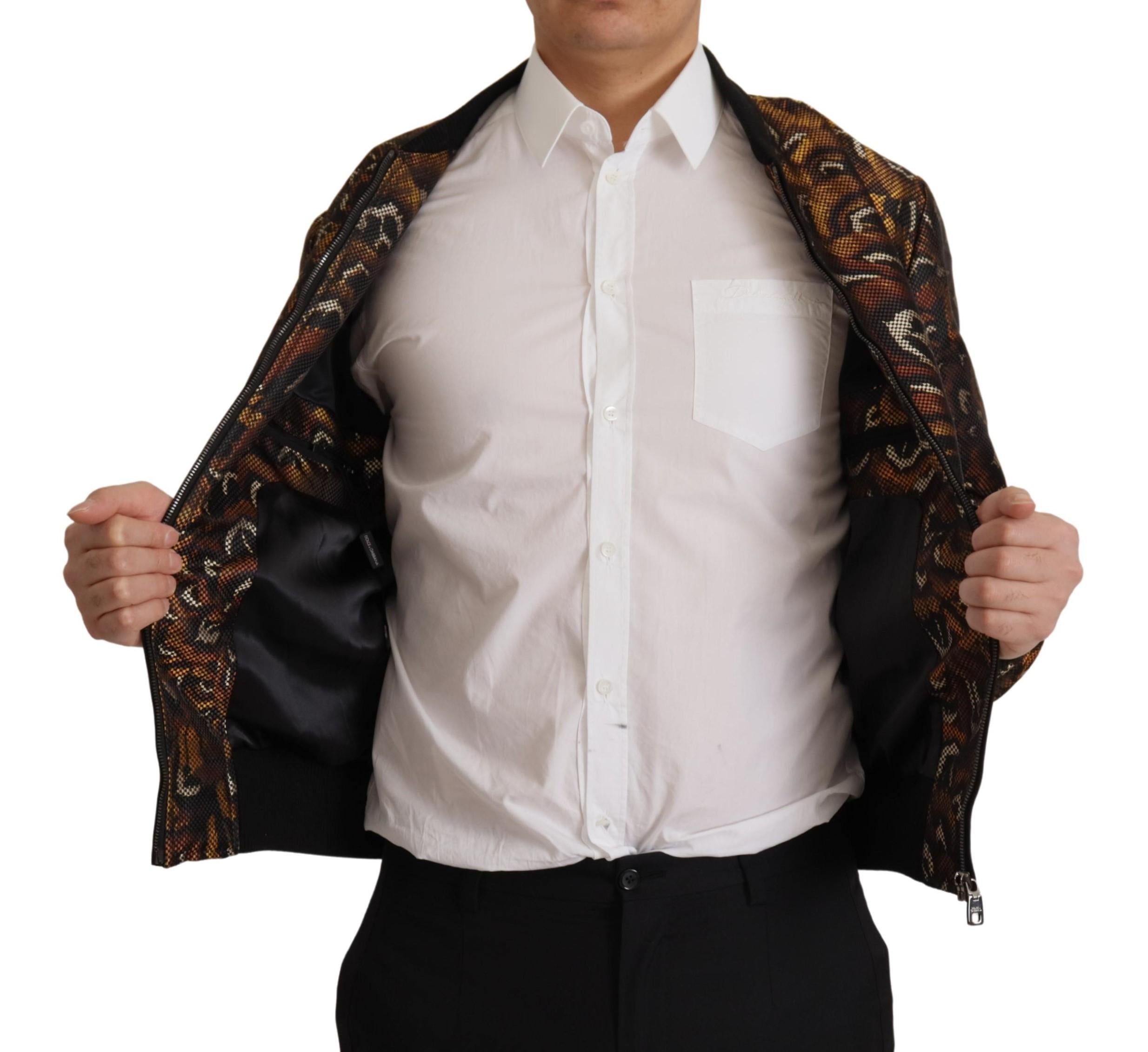 Dolce & Gabbana Stylish  Full Zip Blouson Jacket