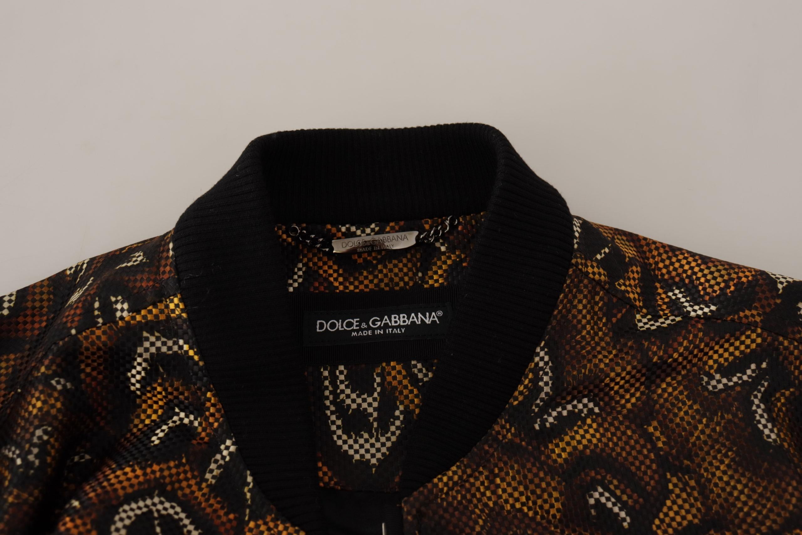 Dolce & Gabbana Stylish  Full Zip Blouson Jacket