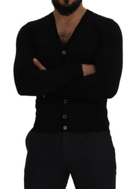 Dolce & Gabbana Button Down Wool Cardigan Sweater