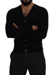 Dolce & Gabbana Button Down Wool Cardigan Sweater