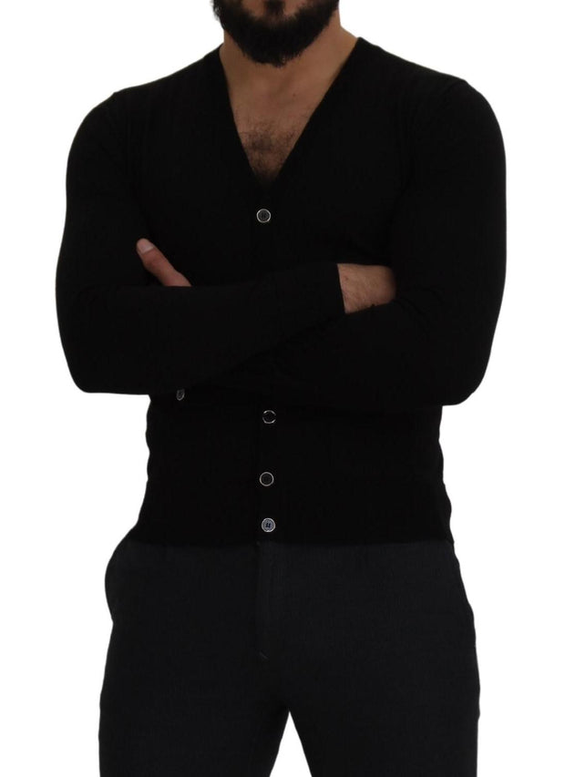 Dolce & Gabbana Button Down Wool Cardigan Sweater