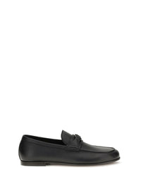 Valentino Garavani Men Vlogo Signature Loafers In Deer Leather
