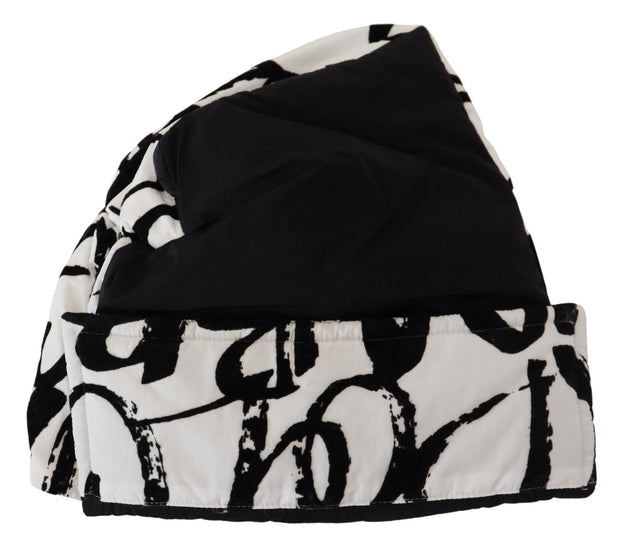 Dolce & Gabbana Printed Nylon Beanie Cap Hat