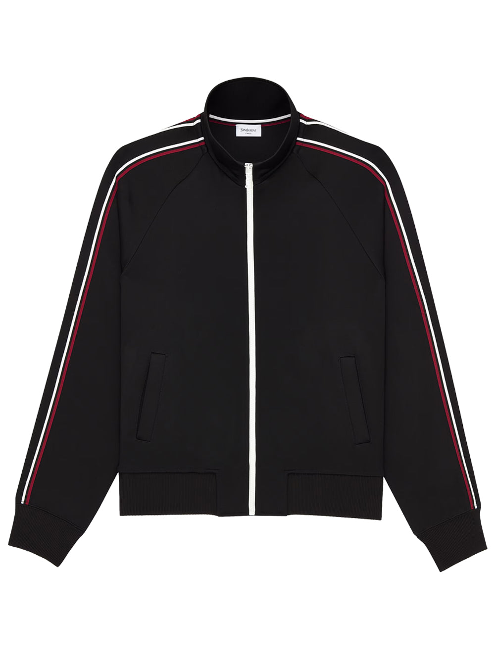 Saint Laurent Men Cassandre Track Jacket In Jersey