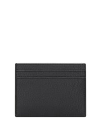 SAINT LAURENT PARIS Portacarte "Tiny Cassandre" In Pelle Martellata Women