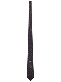 SAINT LAURENT PARIS Tie In Silk Jacquard Women
