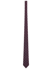 SAINT LAURENT PARIS Silk Jacquard Tie Women