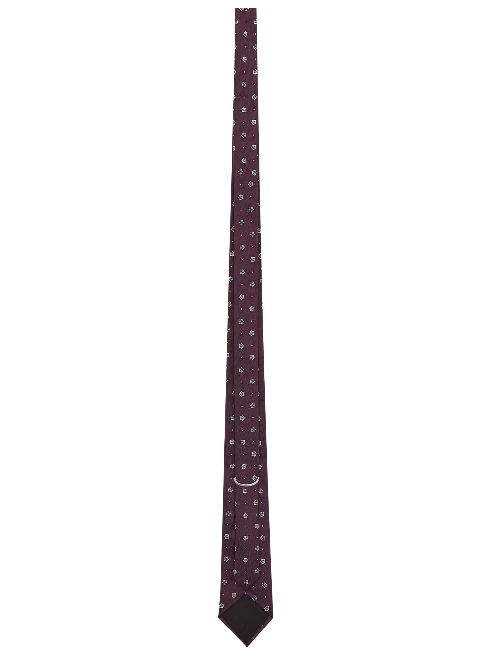 SAINT LAURENT PARIS Silk Jacquard Tie Women