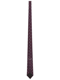 SAINT LAURENT PARIS Silk Jacquard Tie Women