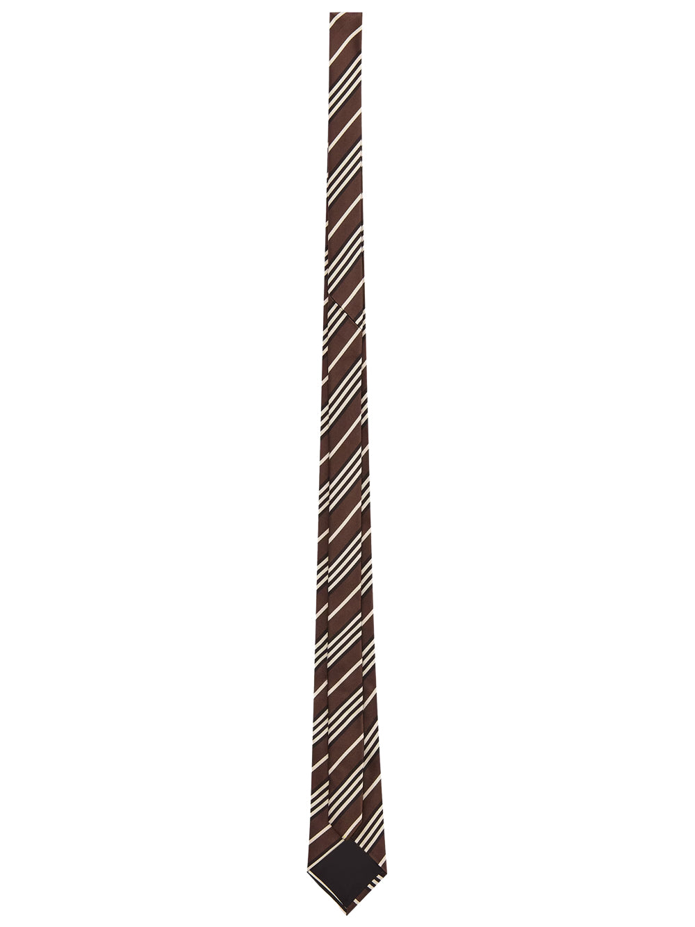 Saint Laurent Men Striped Silk Tie