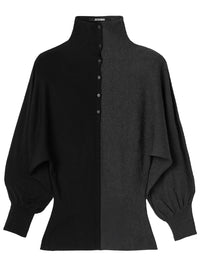 JACQUEMUS "Le Polo Losange" In Maglia Bicolore Women