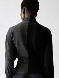 Jacquemus Women "Le Polo Losange" In Maglia Bicolore