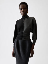Jacquemus Women "Le Polo Losange" In Maglia Bicolore
