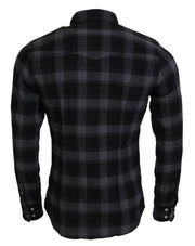 Dolce & Gabbana Checkered Long Sleeve Shirt in