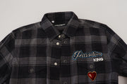 Dolce & Gabbana Checkered Long Sleeve Shirt in