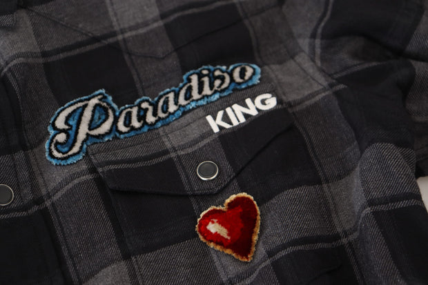 Dolce & Gabbana Checkered Long Sleeve Shirt in