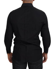Dolce & Gabbana Classic  Cotton Collared Long Sleeve Shirt