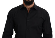 Dolce & Gabbana Classic  Cotton Collared Long Sleeve Shirt