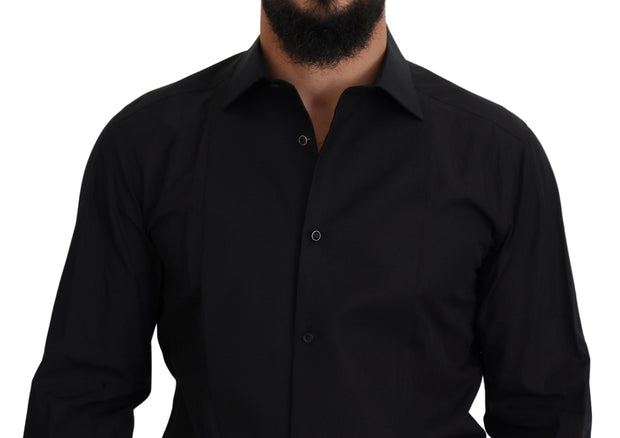 Dolce & Gabbana Classic  Cotton Collared Long Sleeve Shirt