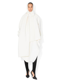 ALAÏA Cappotto Con Sciarpa In Lana Women