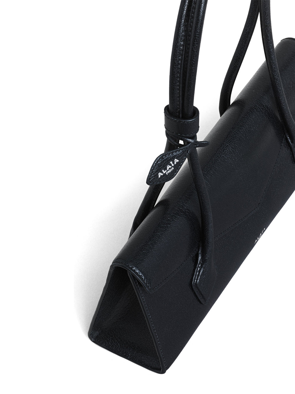 ALAÏA Borsa Le Teckel Flap Media In Pelle Lucida Women