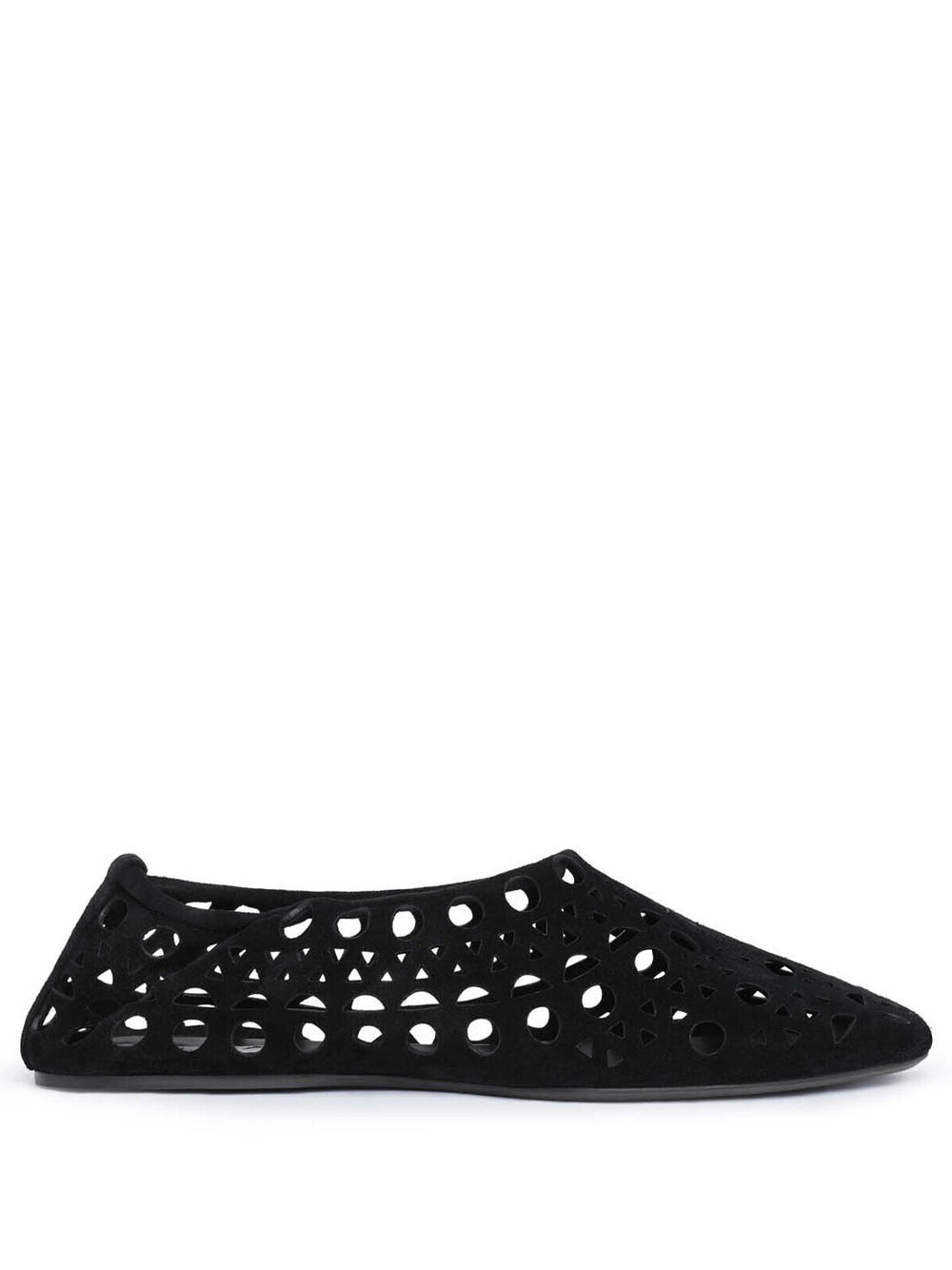 ALAÏA Pantofole Vienne In Pelle Di Vitello Effetto Velluto Women
